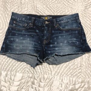 💎Lucky Brand Jean Cut Off Shorts Stars & Stripes